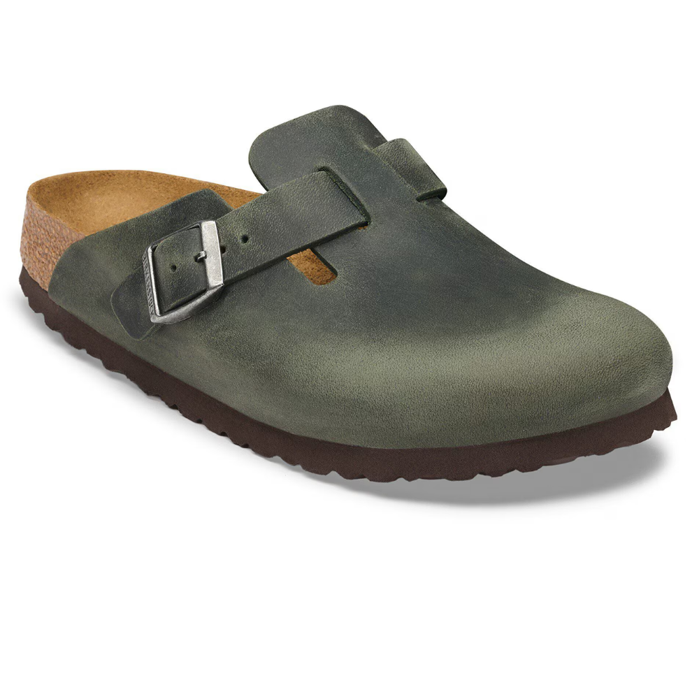 Birkenstock Boston Thyme Groen Heren Instapper