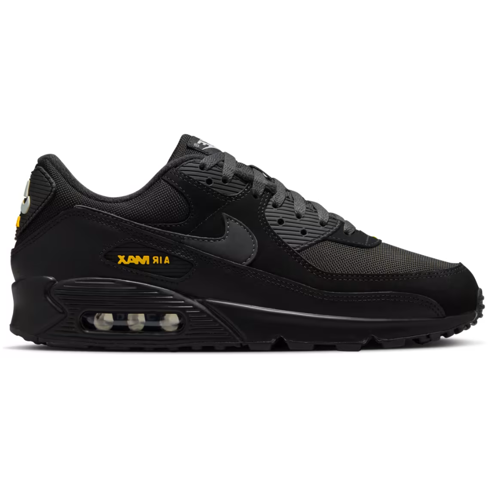 Nike Air Max 90 Zwart Geel Heren Sneaker
