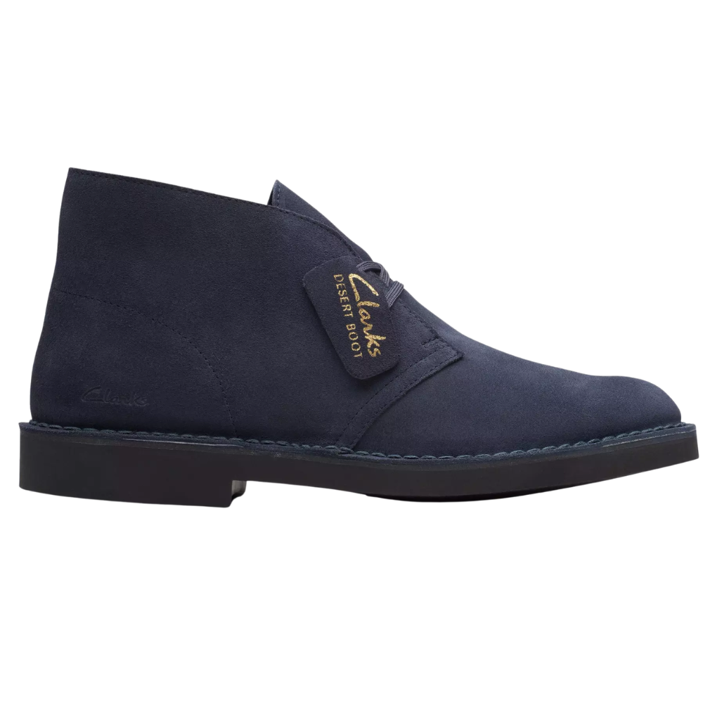 Clarks Desert Boot Evo Navy Suède Heren Schoen