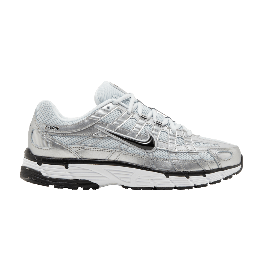 Nike P-6000 Metallic Silver Pure Platinum Zilver Dames Sneaker