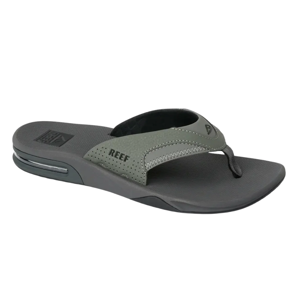 Reef Fanning Grijs Zwart Heren Slipper