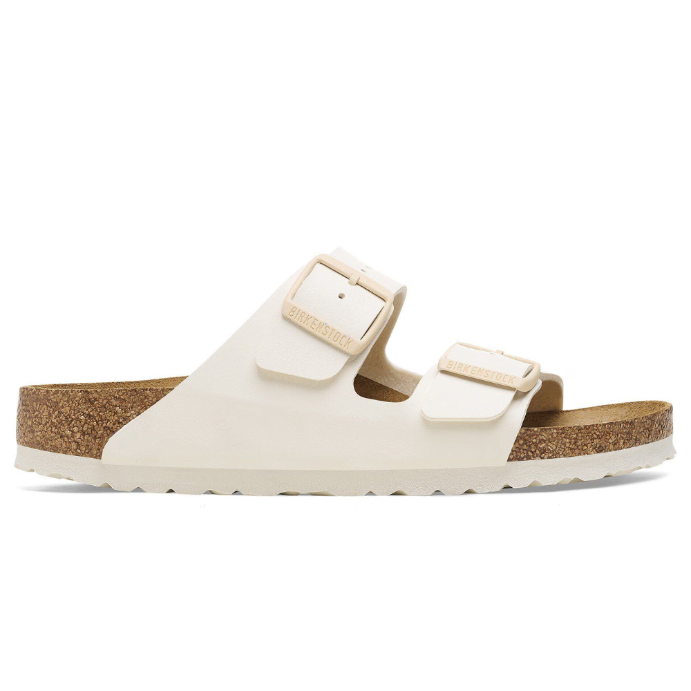 Birkenstock Arizona Birko-Flor Eggshell Smal Voetbed Dames Slipper