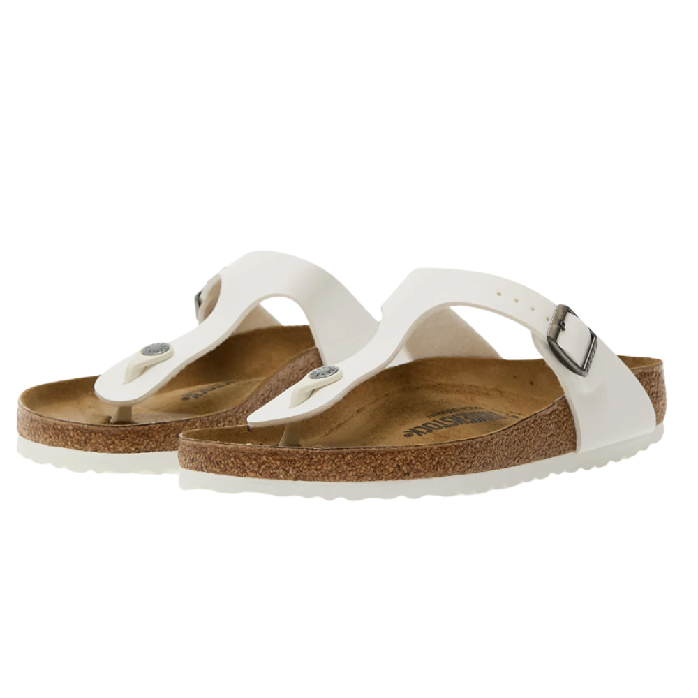 Birkenstock Gizeh Birko-Flor Wit Dames Slipper