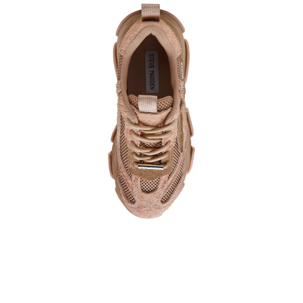 Steve Madden Possession-E Soft Blush Suède Dames Sneaker
