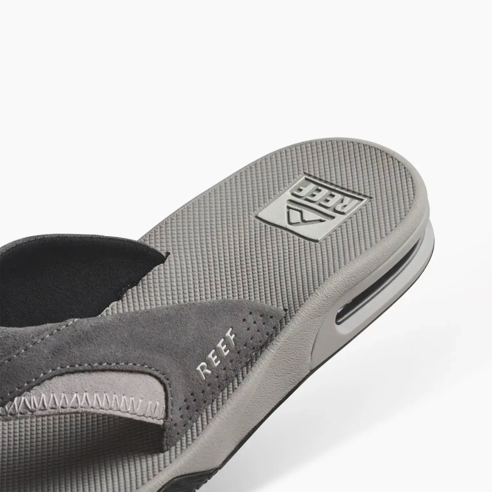 Reef Fanning Grey Suede Heren Slipper