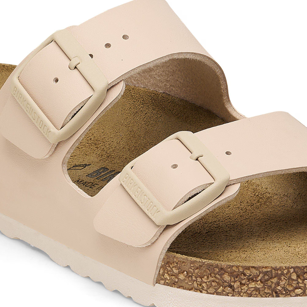 Birkenstock Arizona Birko-Flor Beige Smal Voetbed Dames Slipper