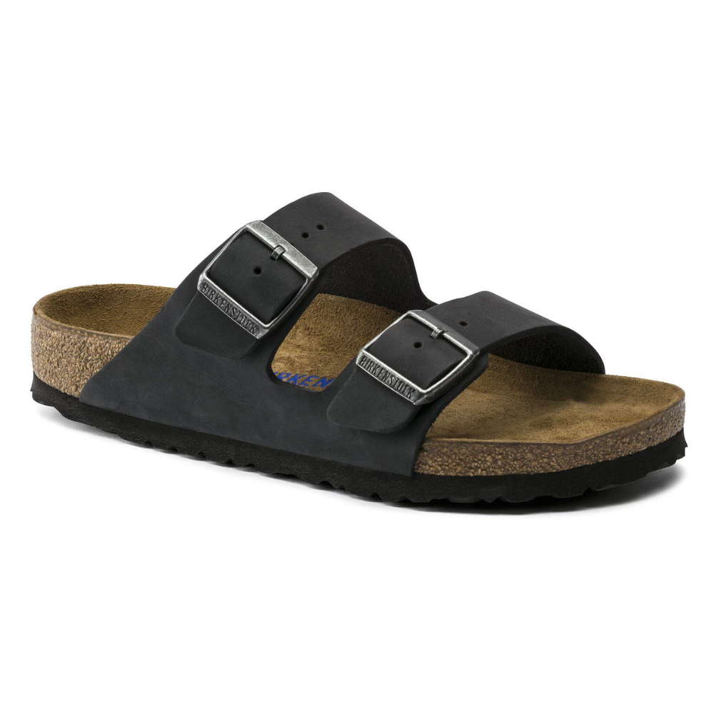 Birkenstock Arizona Soft Footbed Zwart Normaal Voetbed Heren Slipper