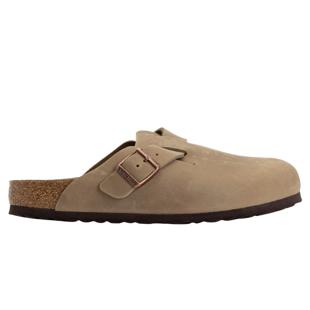 Birkenstock Boston Bruin Smal Voetbed Unisex Instapper