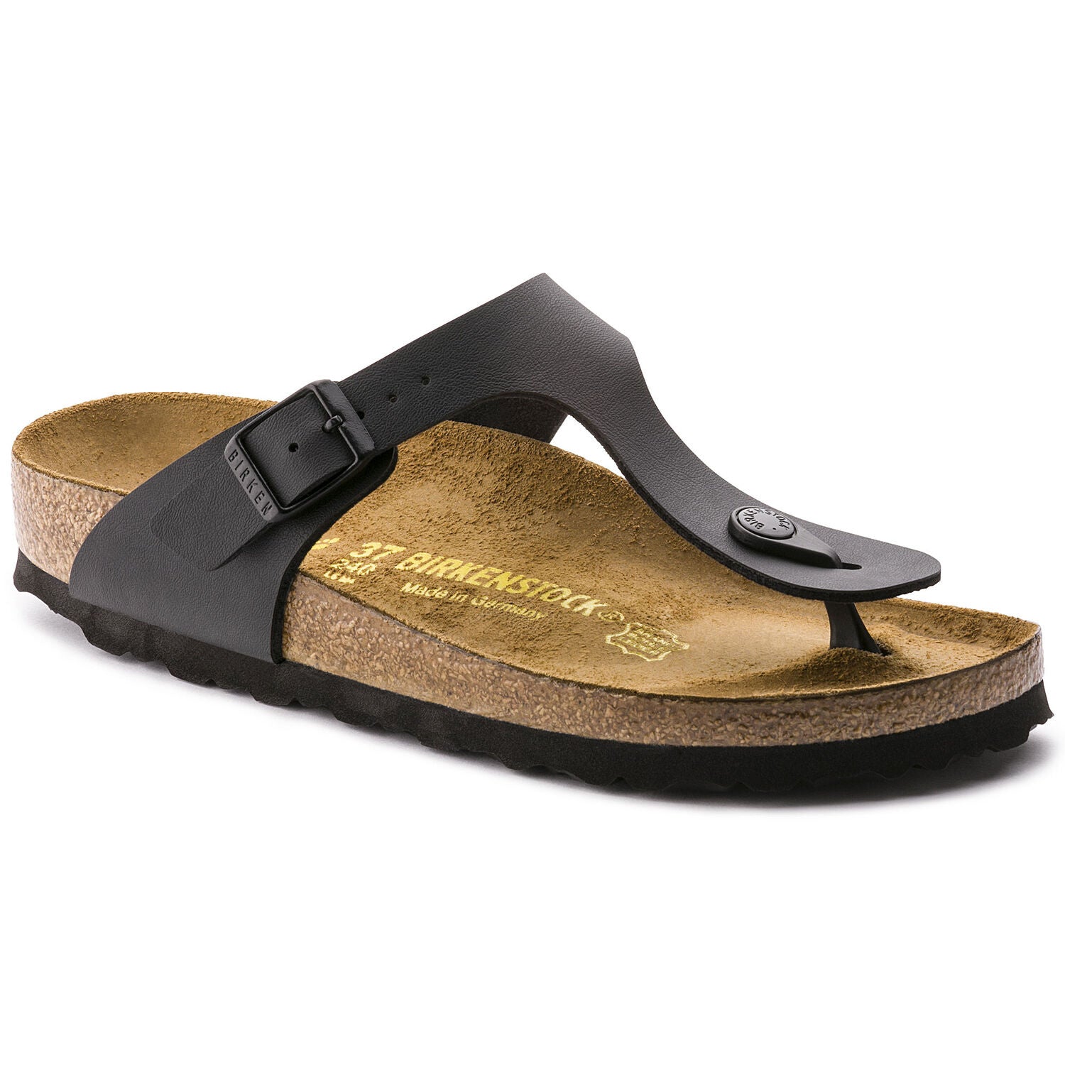 Birkenstock Gizeh Zwart Normaal Voetbed Dames Slipper