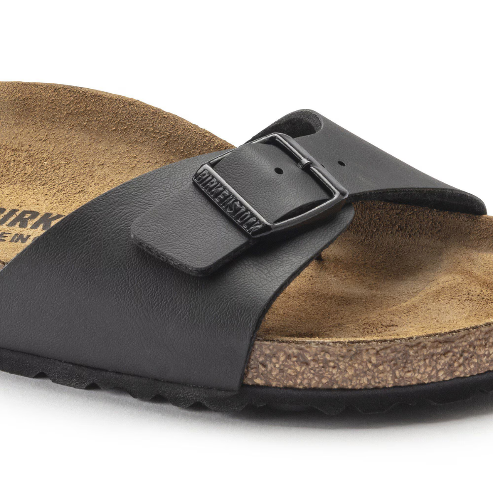 Birkenstock Madrid Zwart Smal Voetbed Dames Slipper