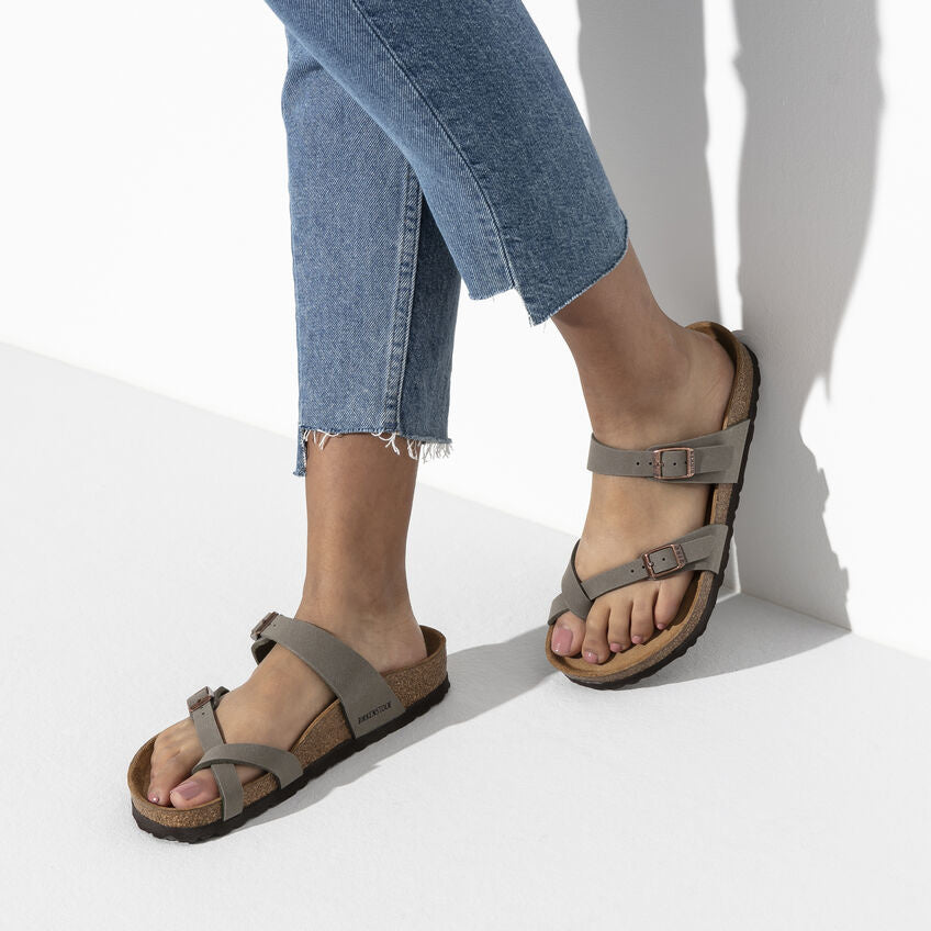 Birkenstock Mayari Beige Normaal Voetbed Dames Slipper