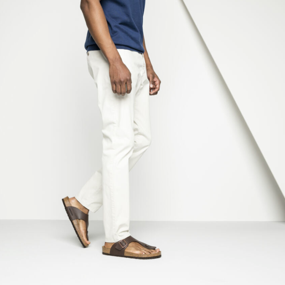 Birkenstock Ramses Bruin Smal Voetbed Heren Slipper