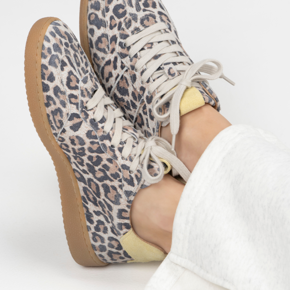 DWRS Poona Leopard Beige Dames Sneaker