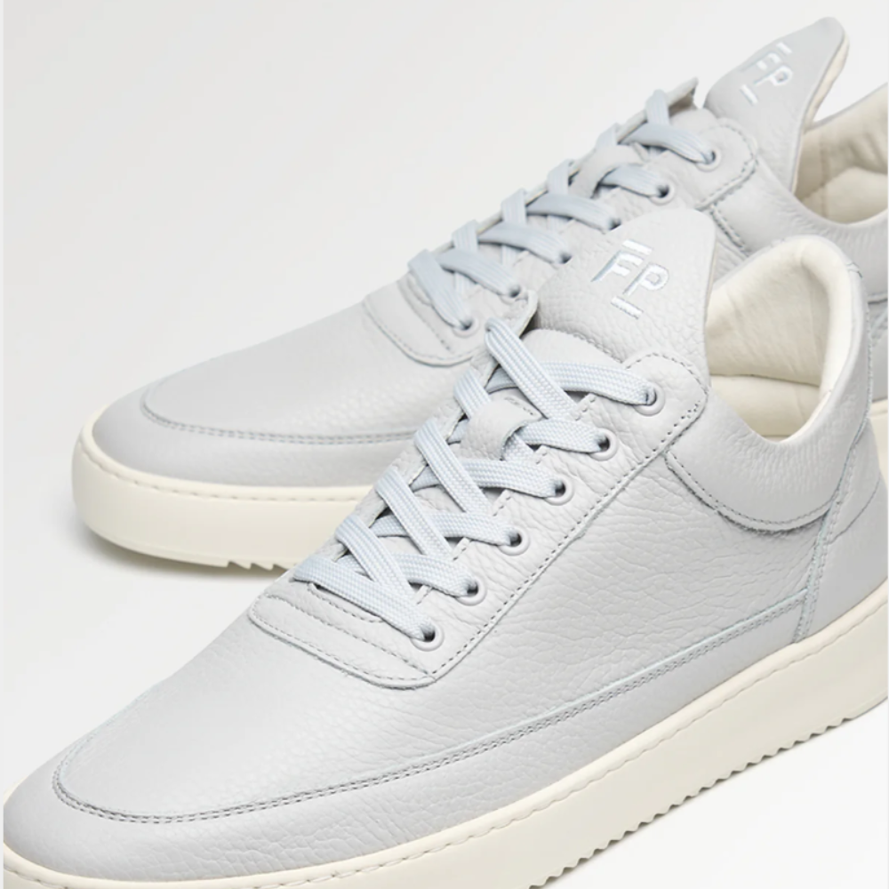 Filling Pieces Low Top Grain Grijs Heren Sneaker