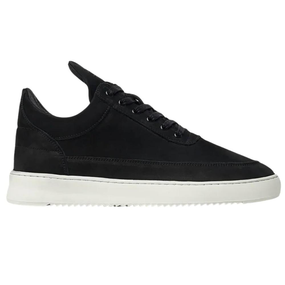 Filling Pieces Low Top Ripple Nubuck Black Heren Sneaker 251228418