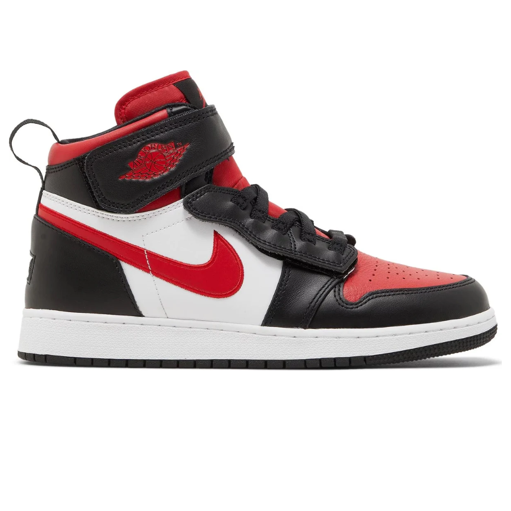 Nike Air Jordan 1 High FlyEase GS 'Bred Toe' - Sneakers - DC7986-061