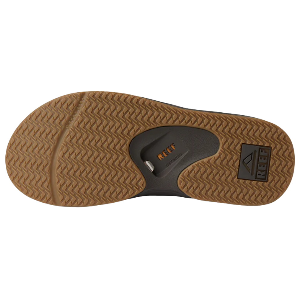 Reef Fanning Brown Gum Bruin Heren Slipper
