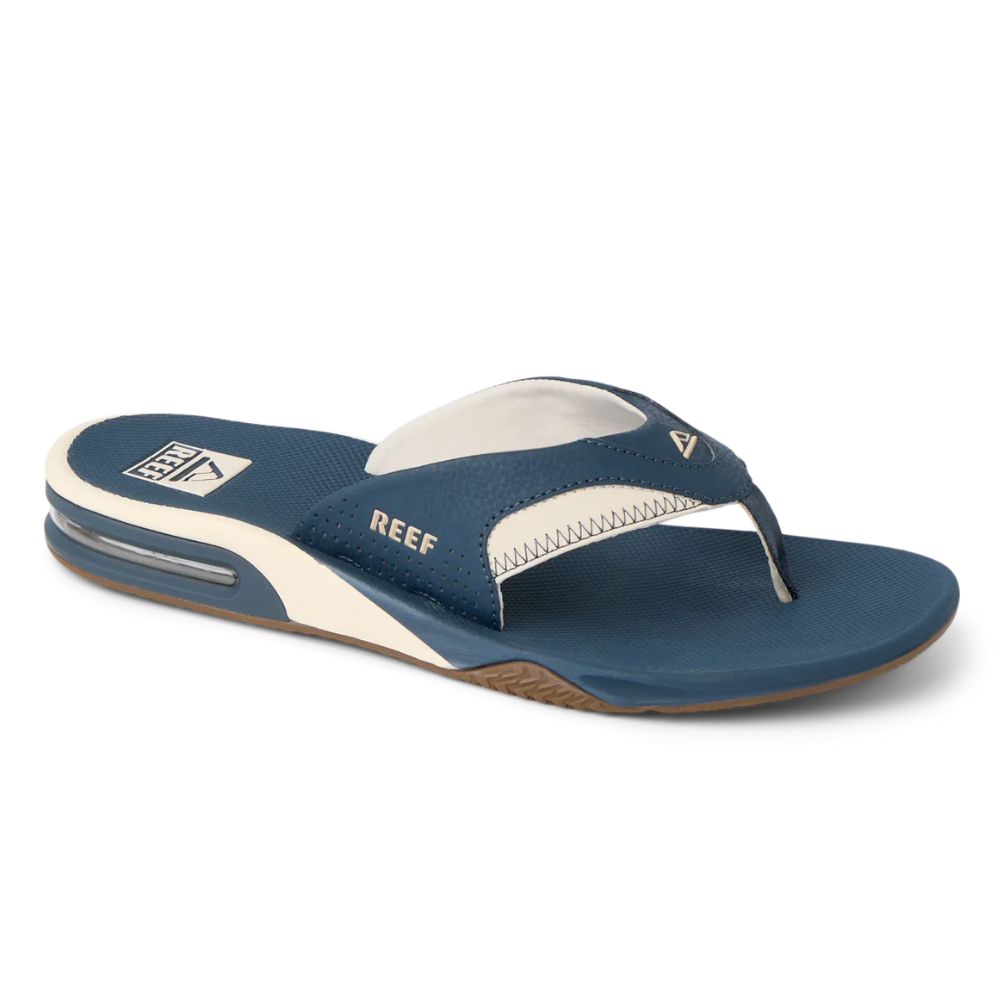 Reef Fanning Blauw Beige Heren Slipper