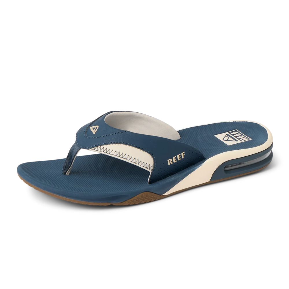 Reef Fanning Blauw Beige Heren Slipper