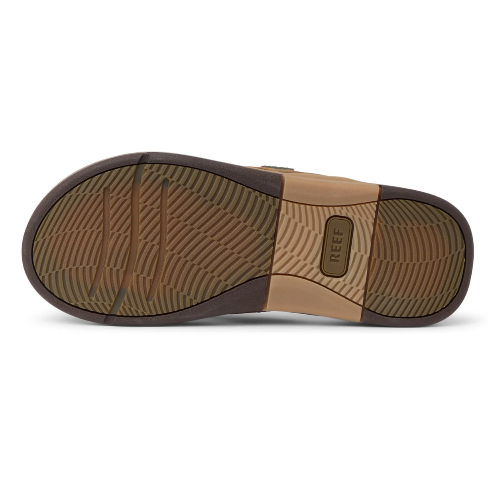Reef Leather Offshore Brown Bruin Heren Slipper