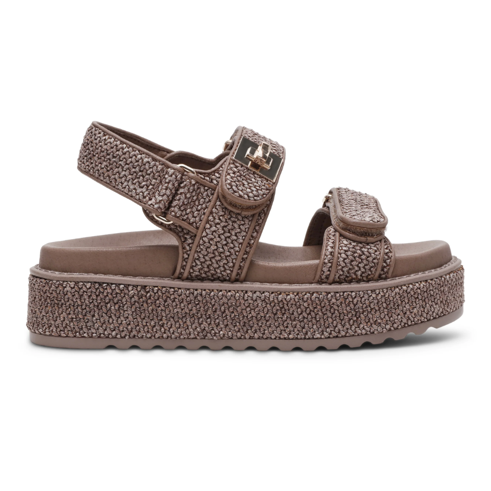 Steve Madden Bigmona Grijs Bruin Dames Sandalen