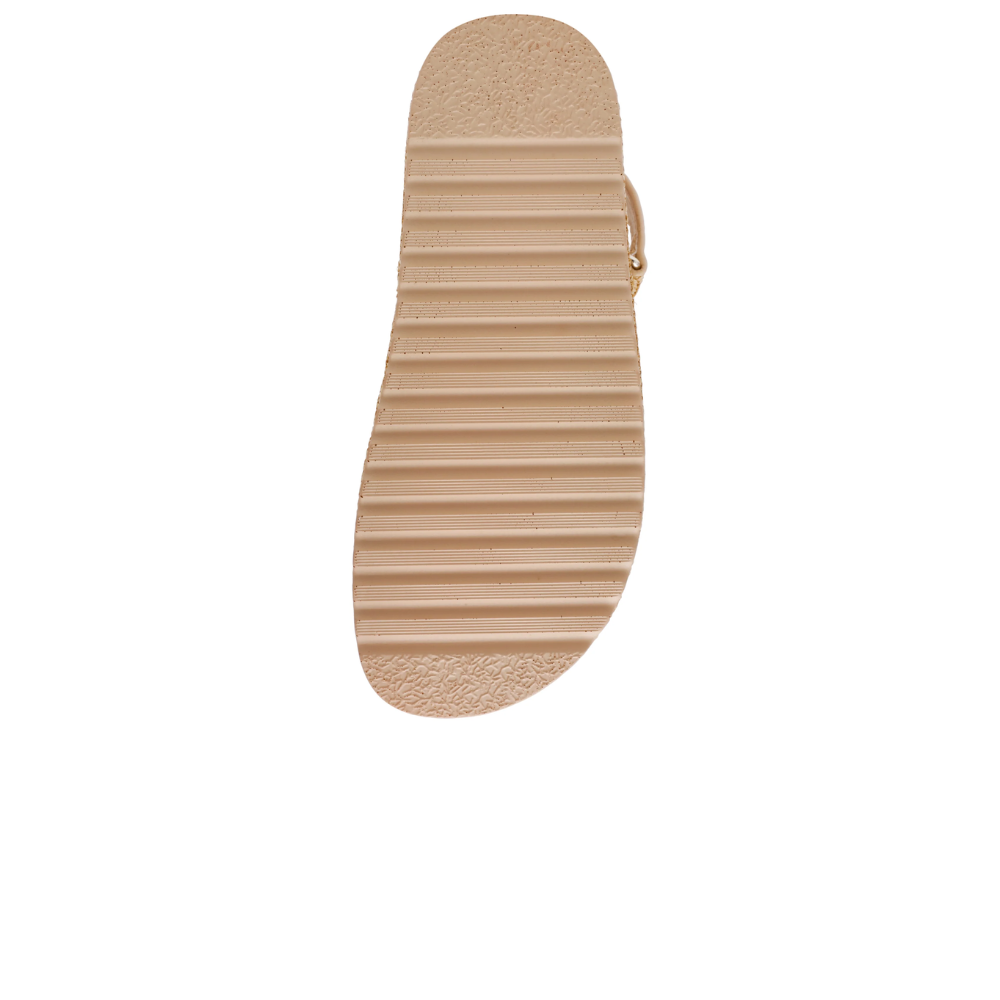 Steve Madden Bigmona Nat Raffia Beige Dames Sandalen