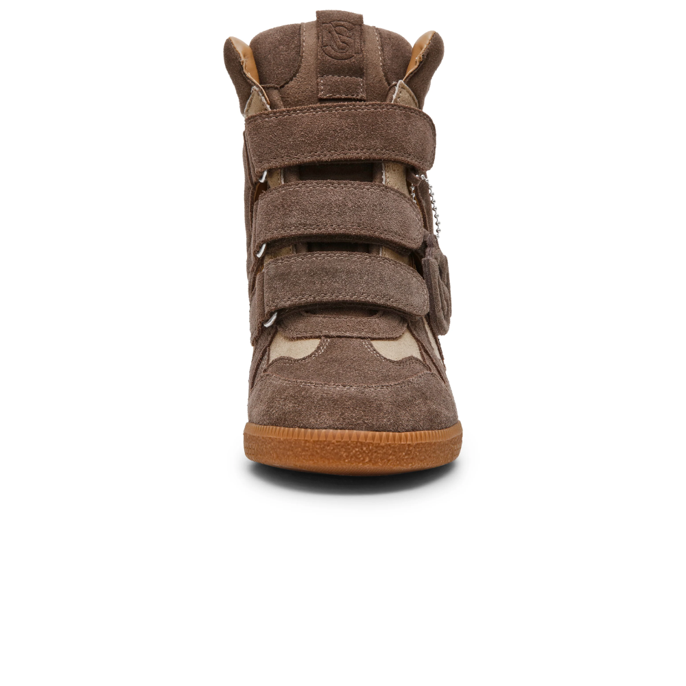 Steve Madden Mavis Taupe Suède Beige Dames Sneaker