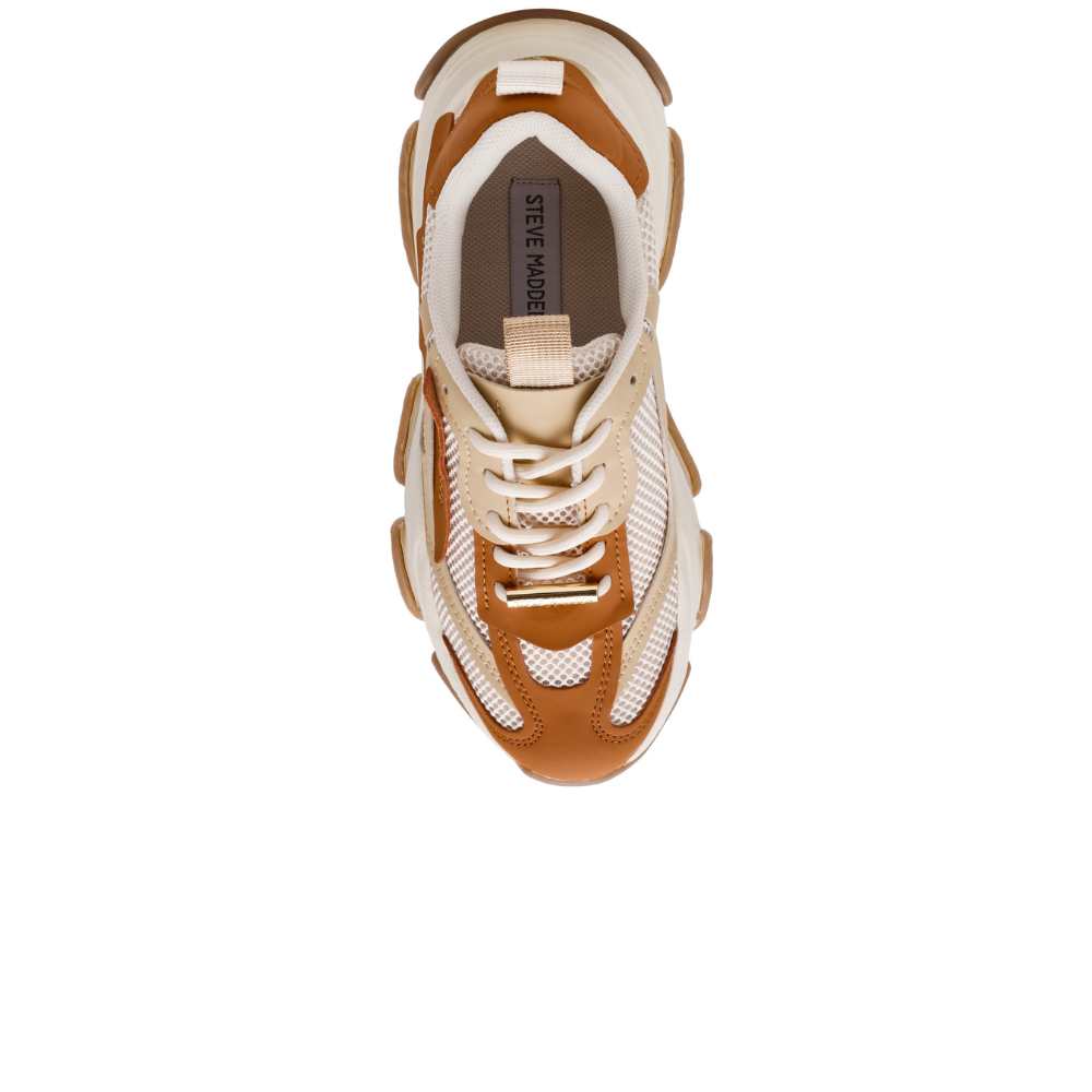 Steve Madden Possession-E Beige Dames Sneaker
