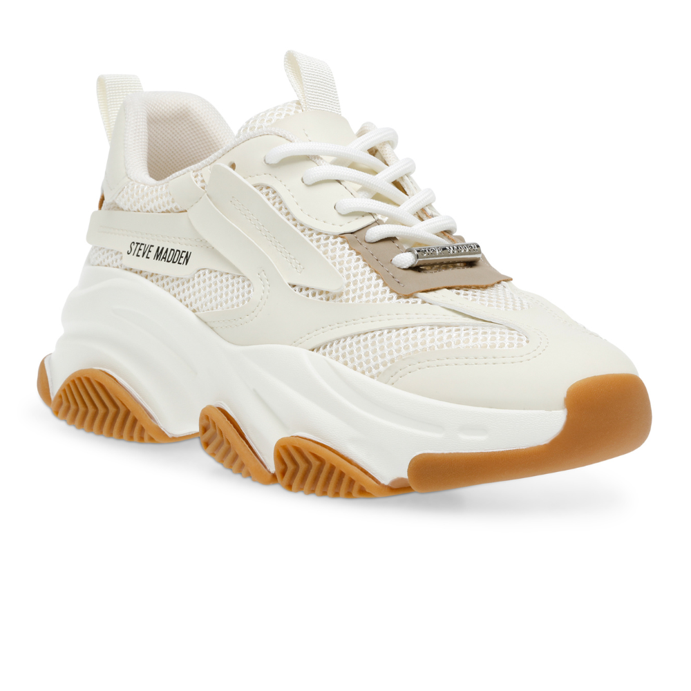 Steve Madden Possession-E Wit Dames Sneaker
