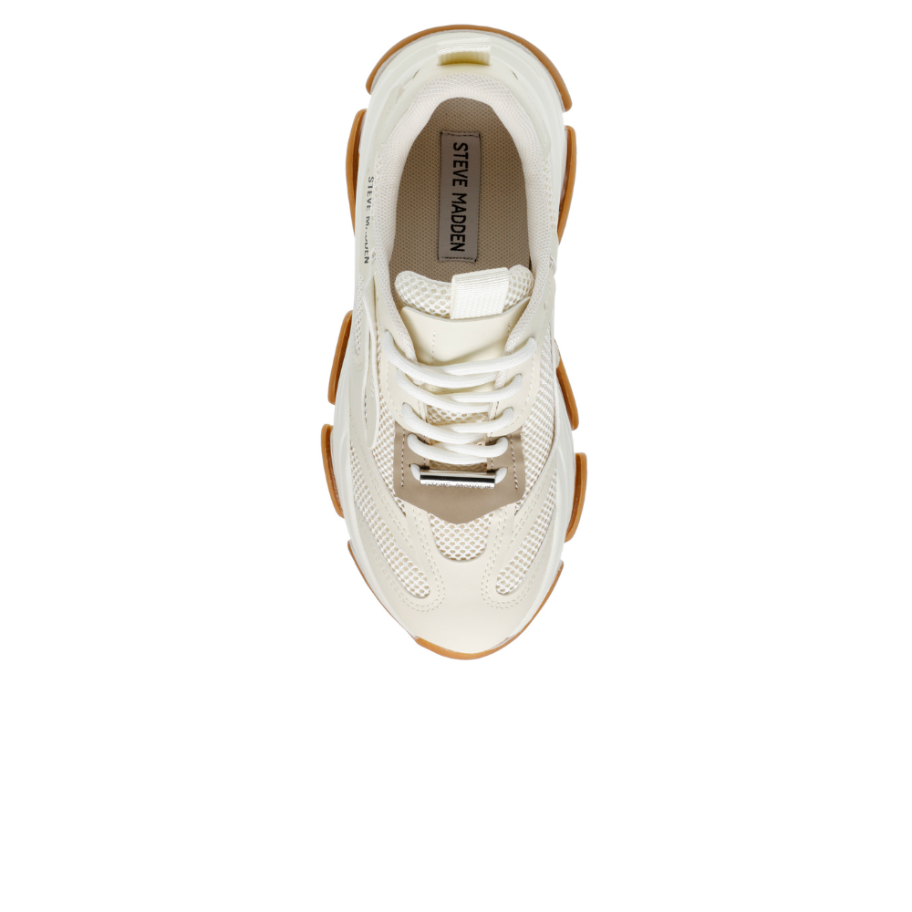 Steve Madden Possession-E Wit Dames Sneaker