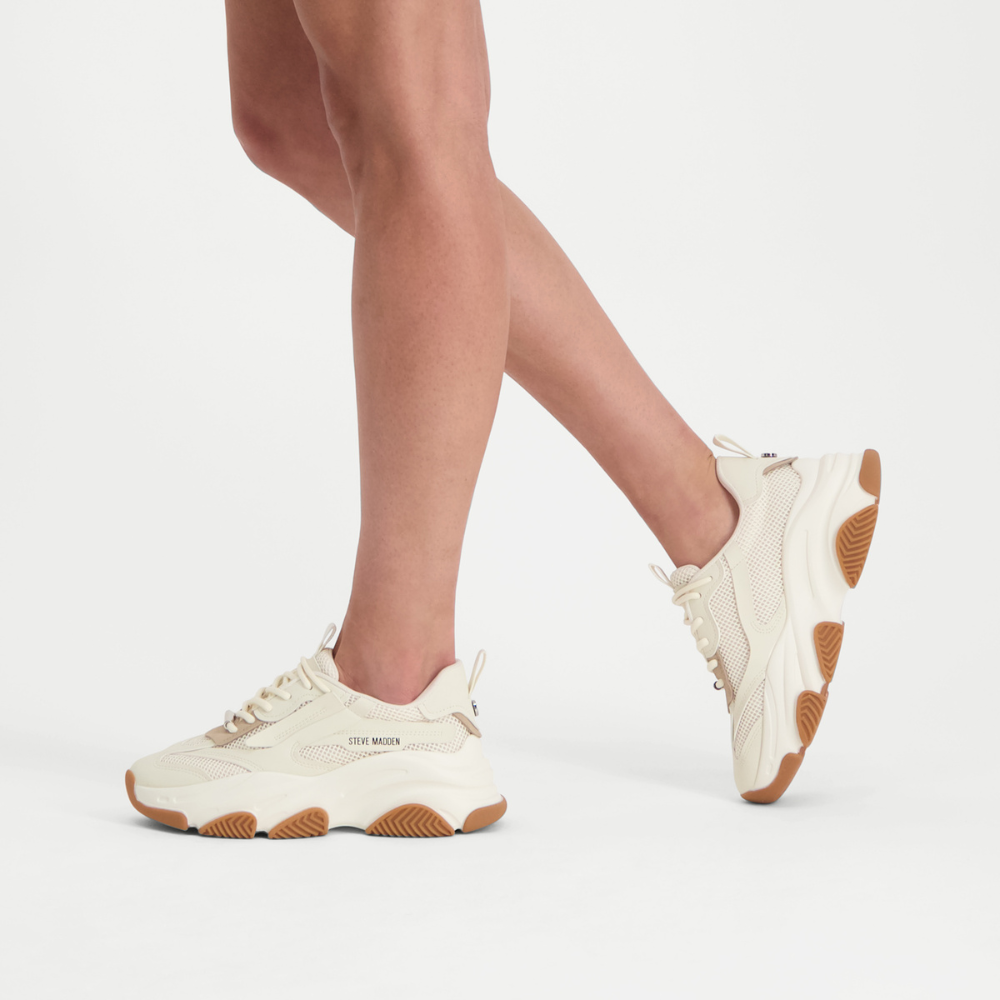 Steve Madden Possession-E Wit Dames Sneaker