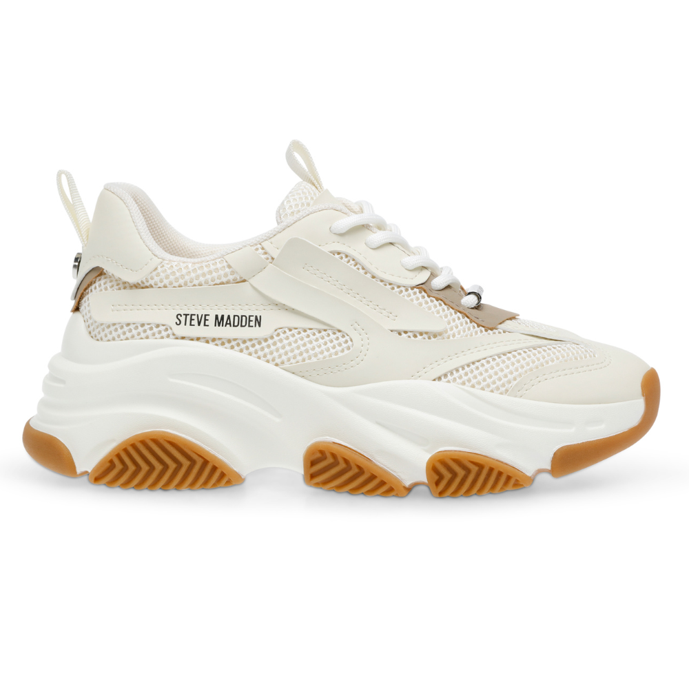 Steve Madden Possession-E Wit Dames Sneaker