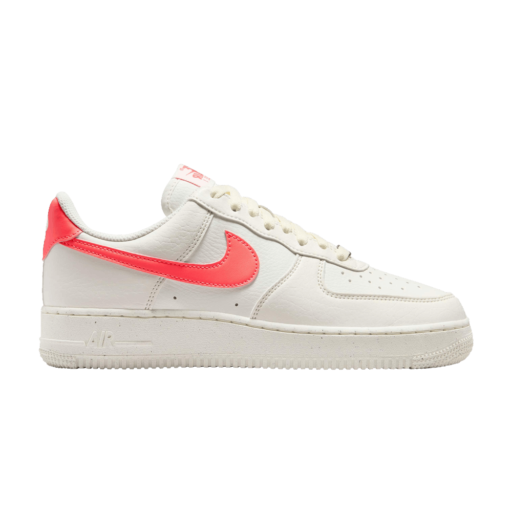 Nike Air Force 1 '07 Next Nature Sail Hot Lava Beige Oranje Dames Sneaker