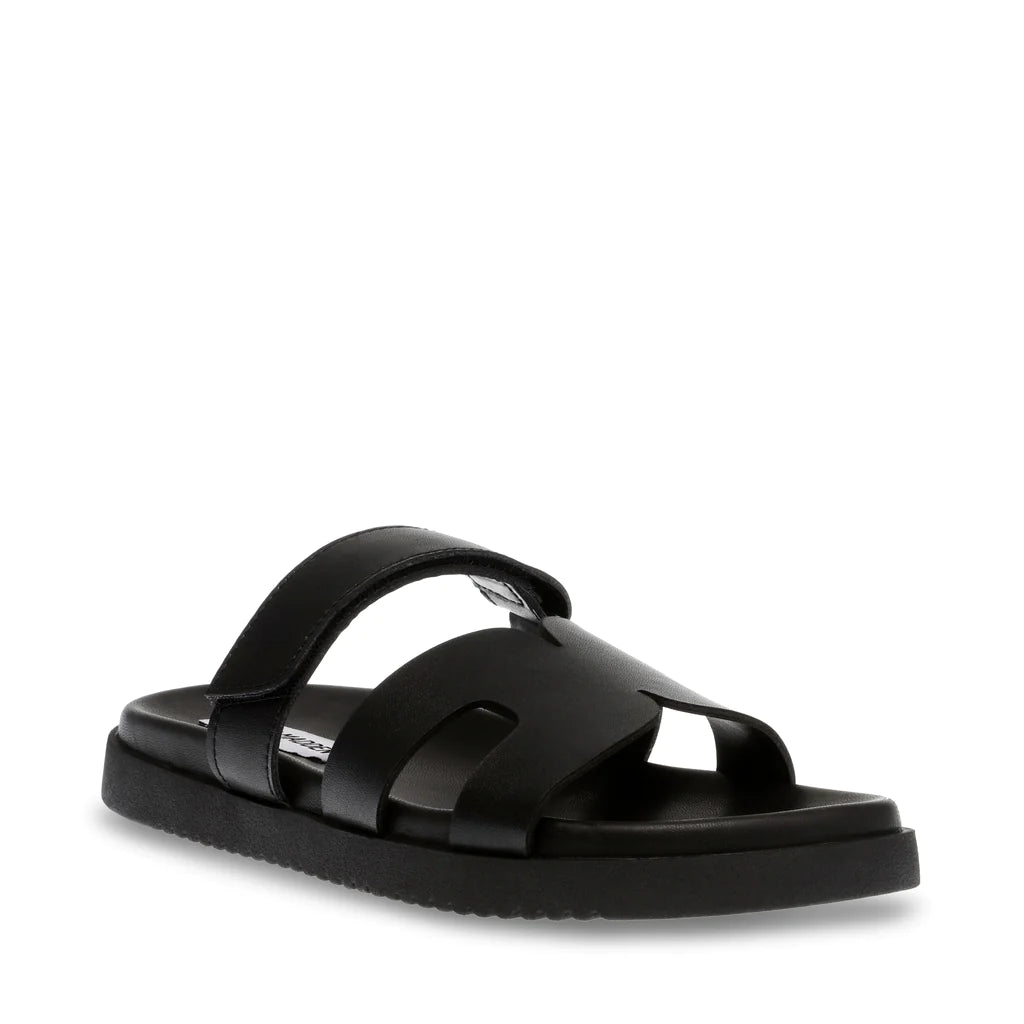 Steve Madden Missile Zwart Dames Sandaal