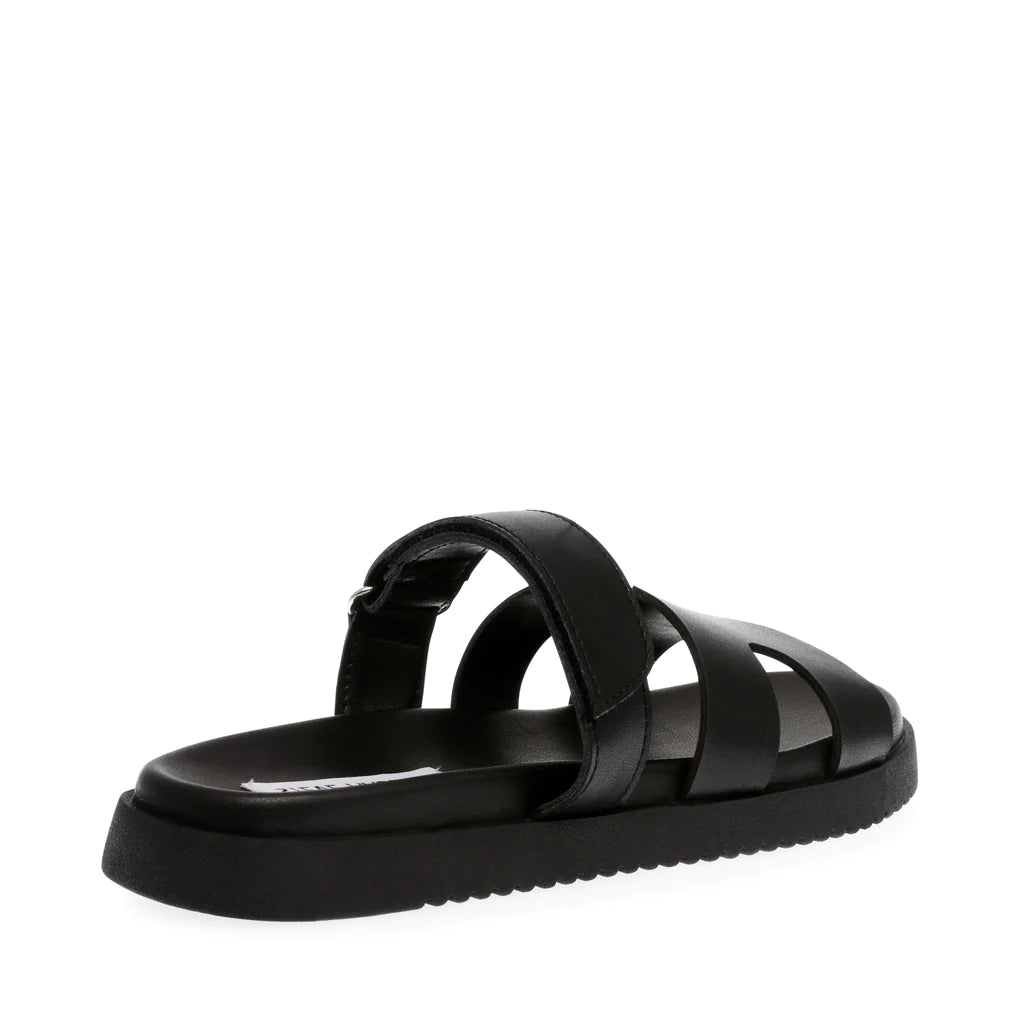 Steve Madden Missile Zwart Dames Sandaal