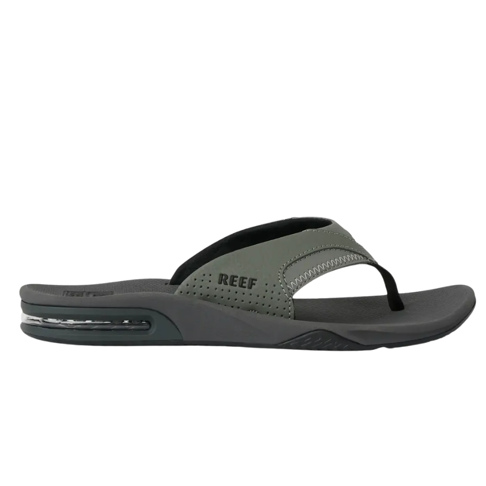 Reef Fanning Grijs Zwart Heren Slipper
