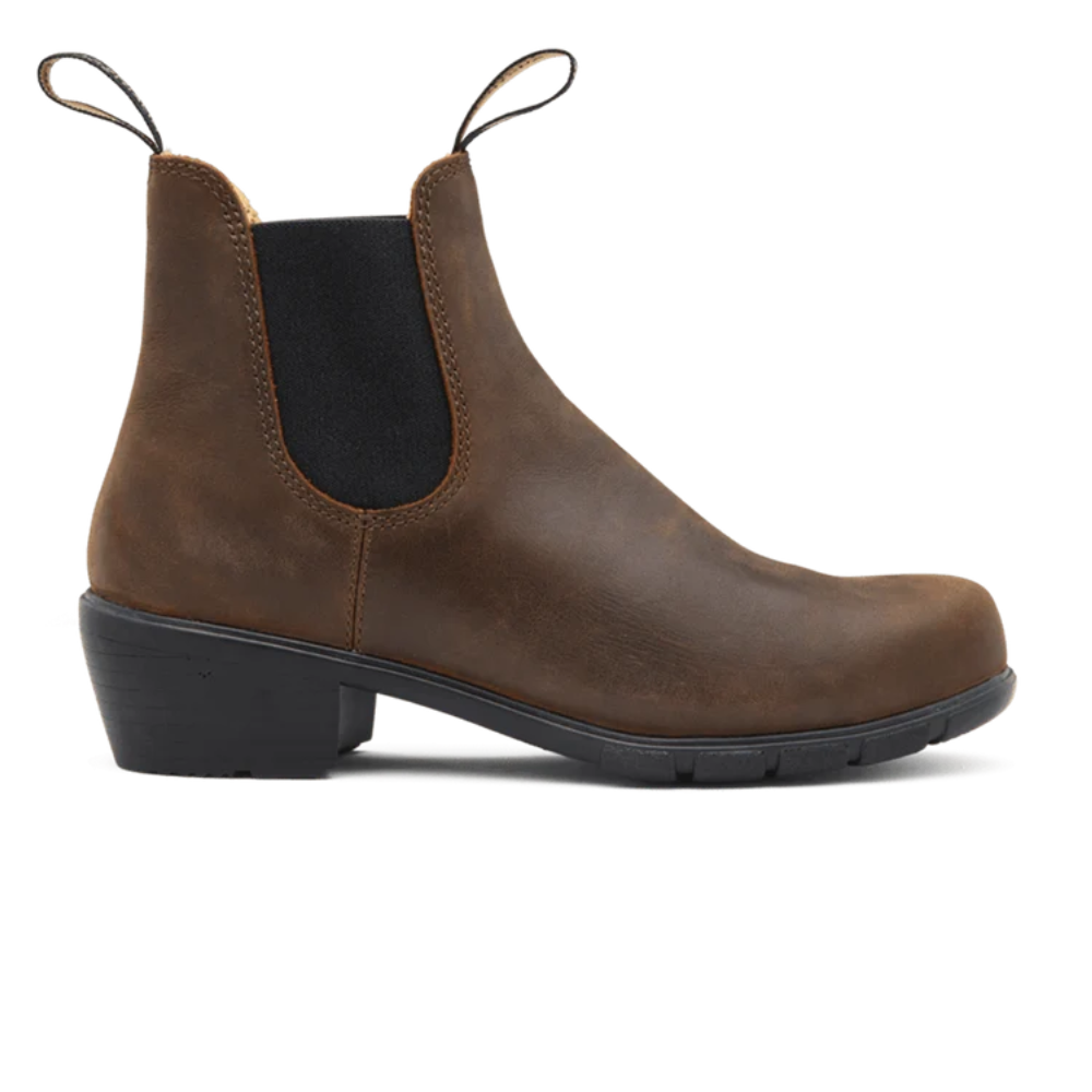 Blundstone Middle Heel Antique Brown Leren Dames Boot
