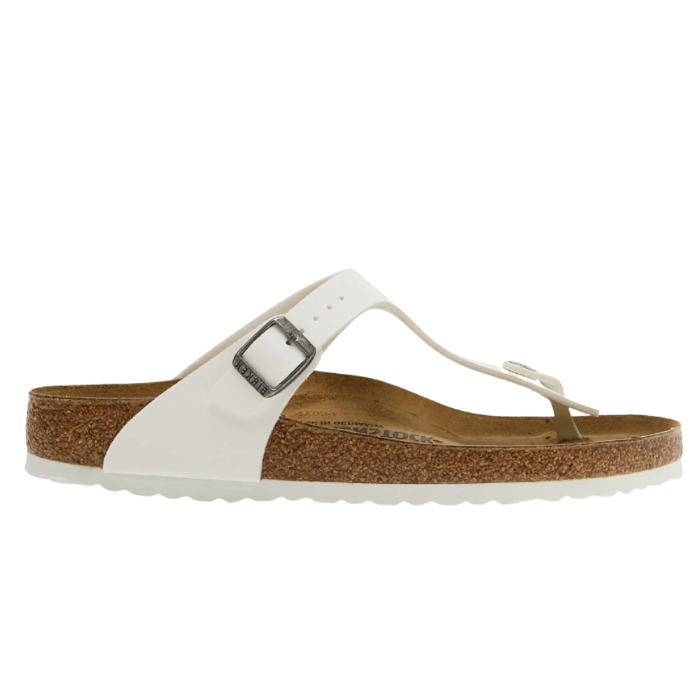 Birkenstock Gizeh Birko-Flor Wit Dames Slipper