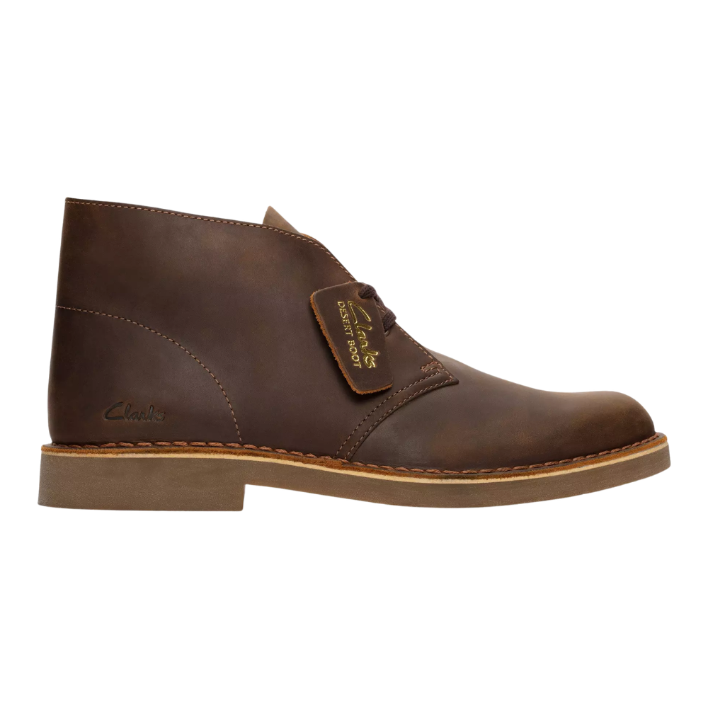 Clarks Desert Boot Evo Beeswax Leather Bruin Heren Schoen