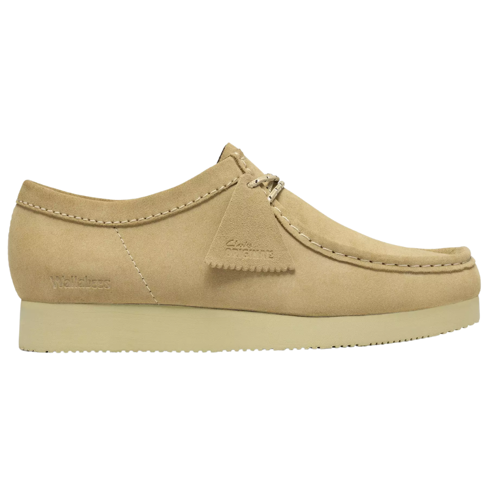 Clarks Wallabee Lite Suède Beige Heren Schoen