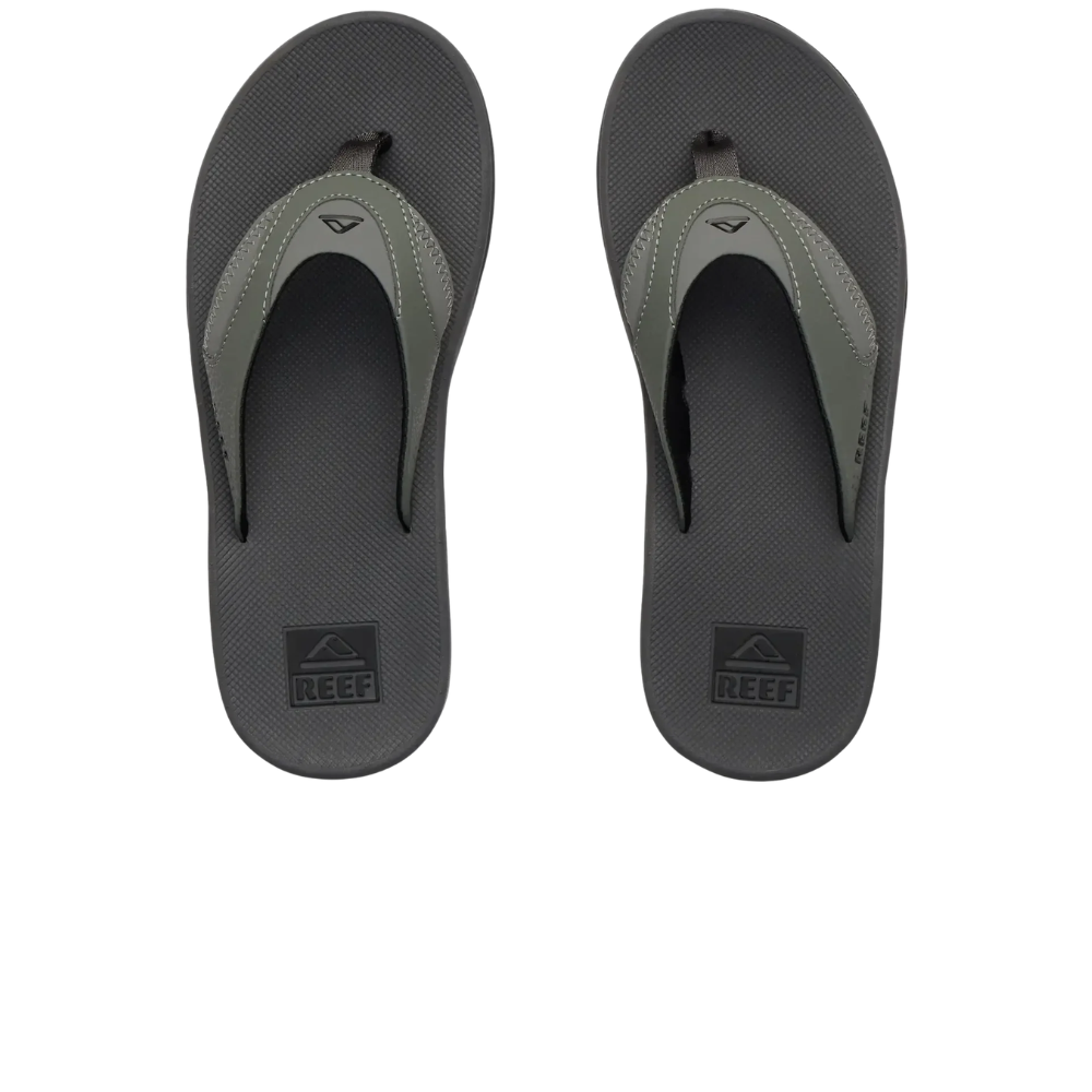 Reef Fanning Grijs Zwart Heren Slipper