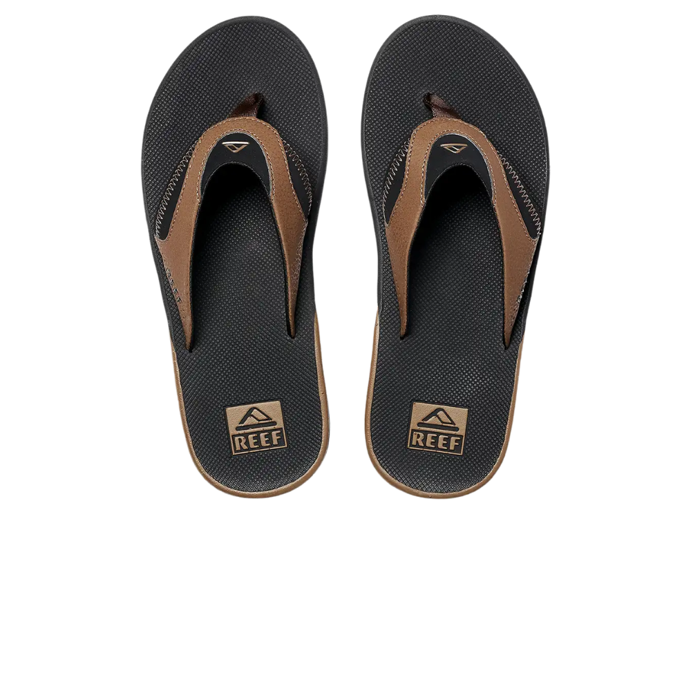 Reef Fanning Zwart Bruin Heren Slipper