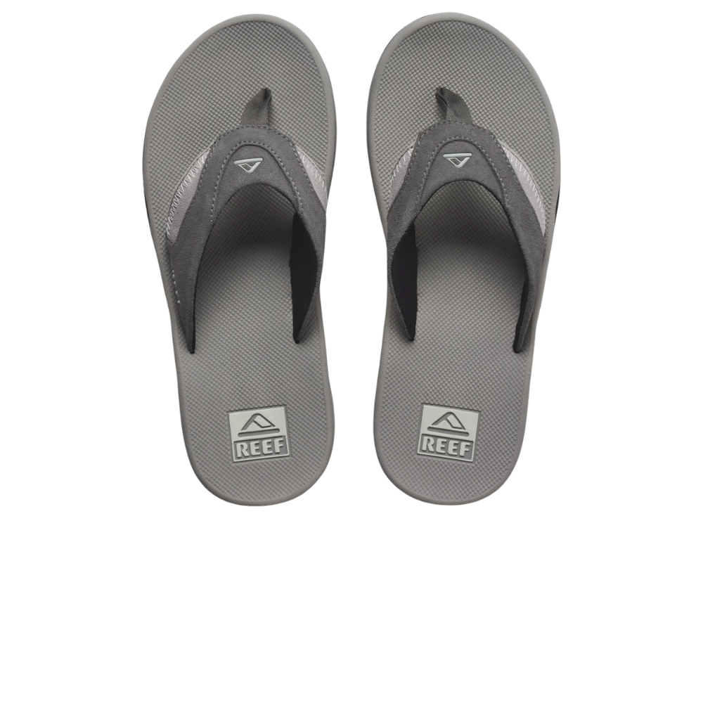 Reef Fanning Grey Suede Heren Slipper