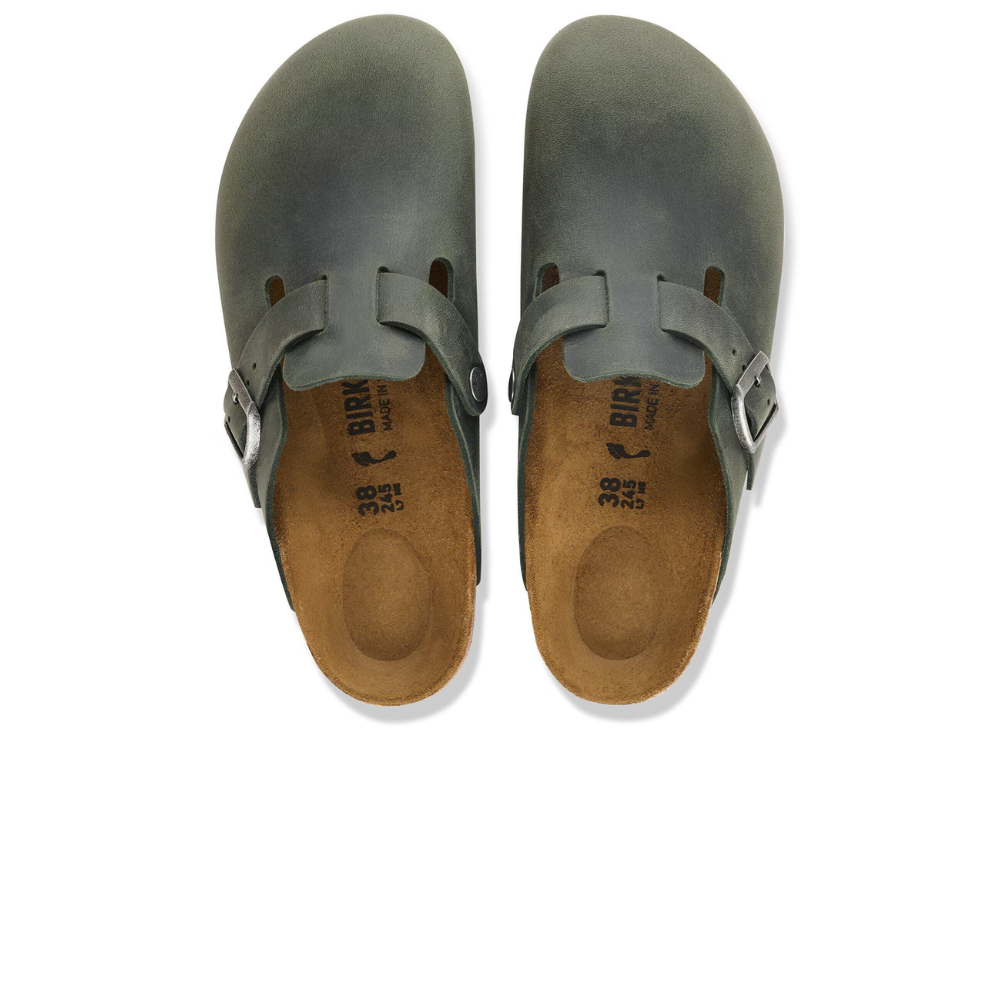 Birkenstock Boston Thyme Groen Heren Instapper