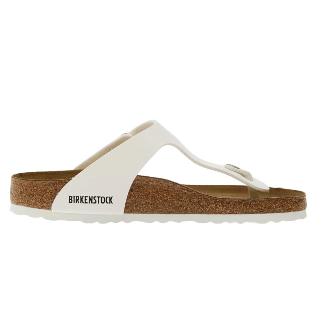Birkenstock Gizeh Birko-Flor Wit Dames Slipper