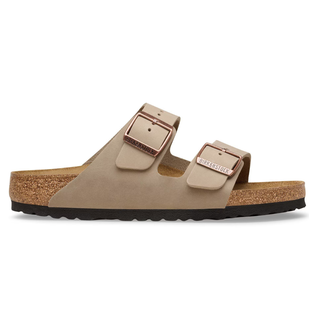 Birkenstock Arizona Vetleer Tobacco Brown Smal Voetbed Unisex Slipper