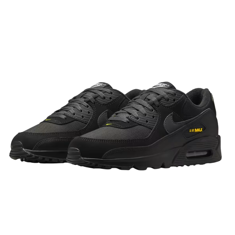 Nike Air Max 90 Zwart Geel Heren Sneaker
