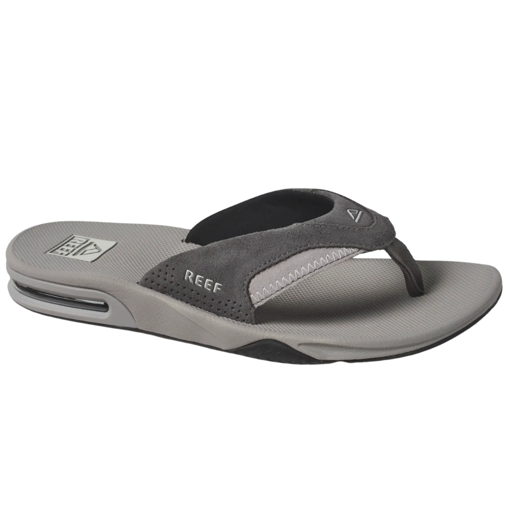 Reef Fanning Grey Suede Heren Slipper