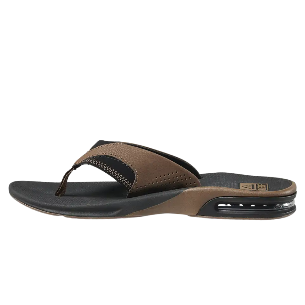 Reef Fanning Zwart Bruin Heren Slipper