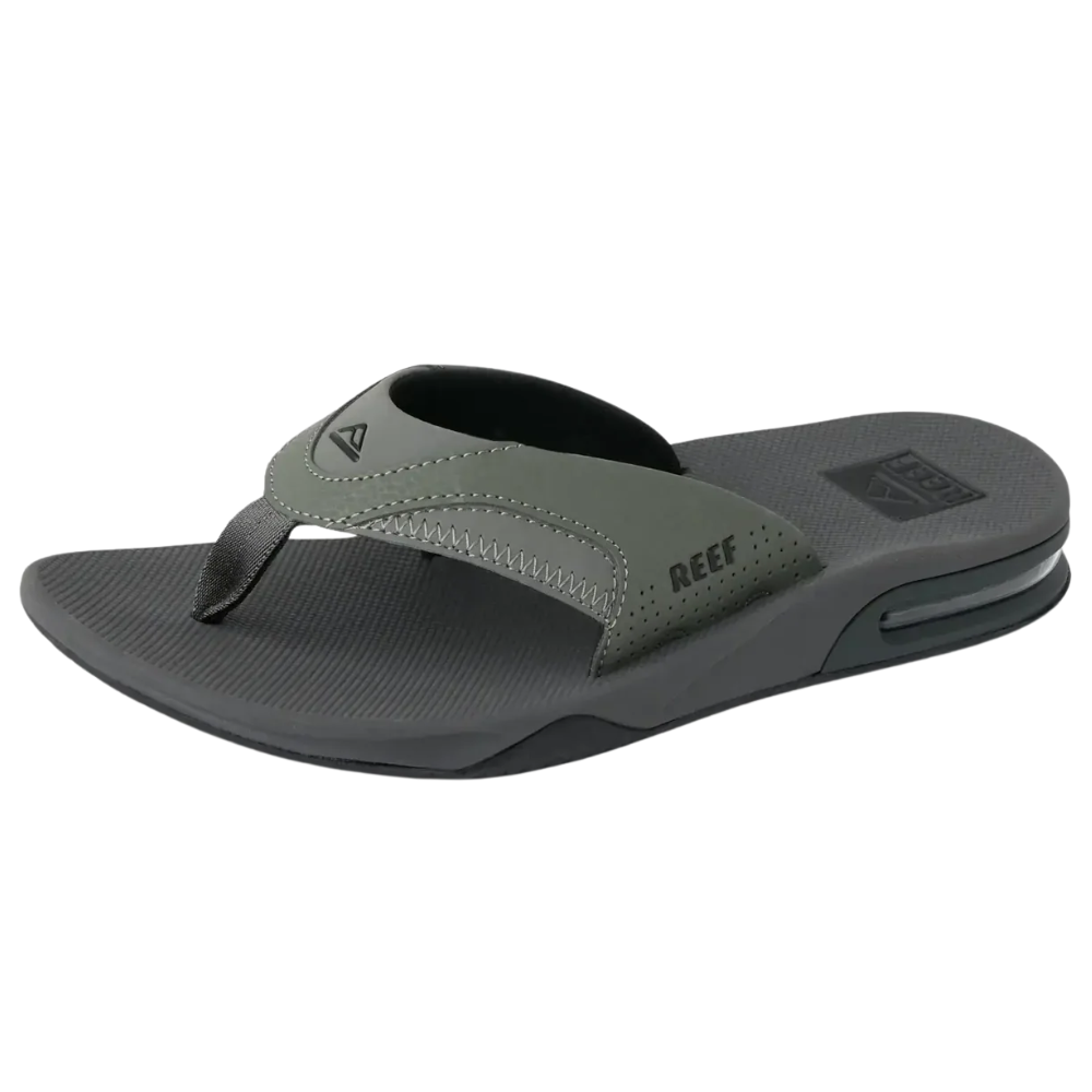 Reef Fanning Grijs Zwart Heren Slipper